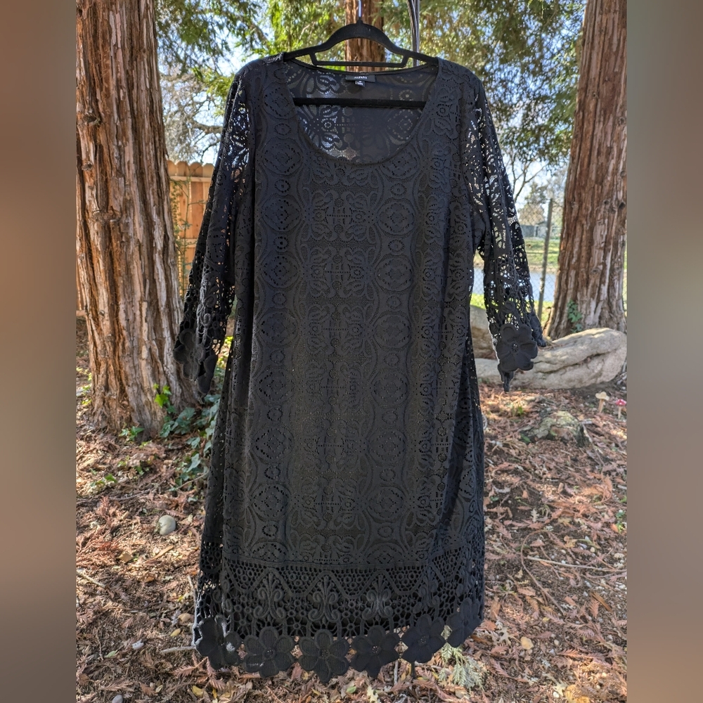Black Lace Alfani 2X Dress